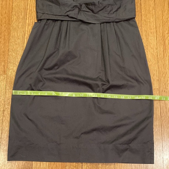 Loft Brown Cotton Dress Size 8 - Picture 14 of 14